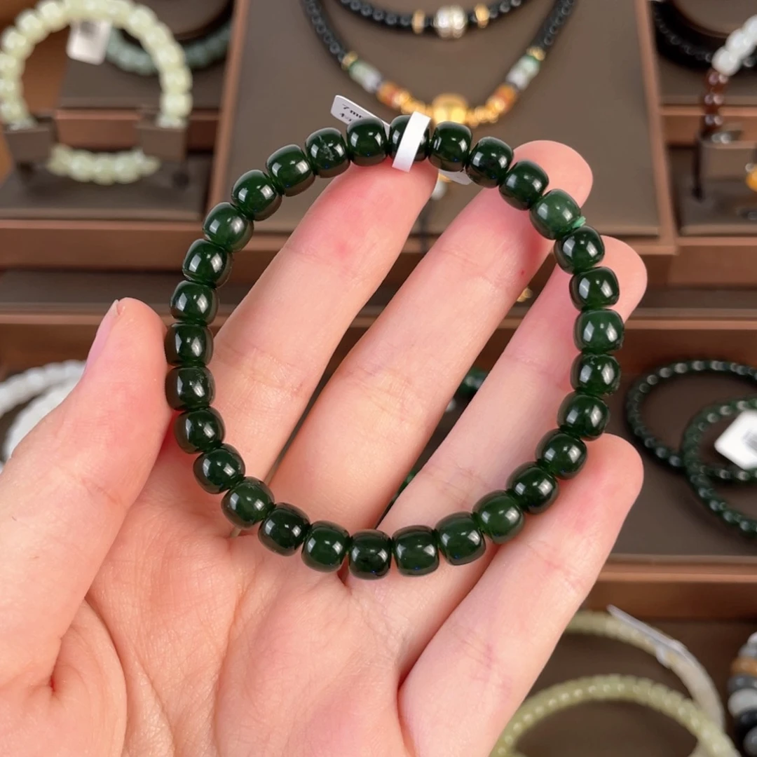 和田玉未镶嵌颈饰075