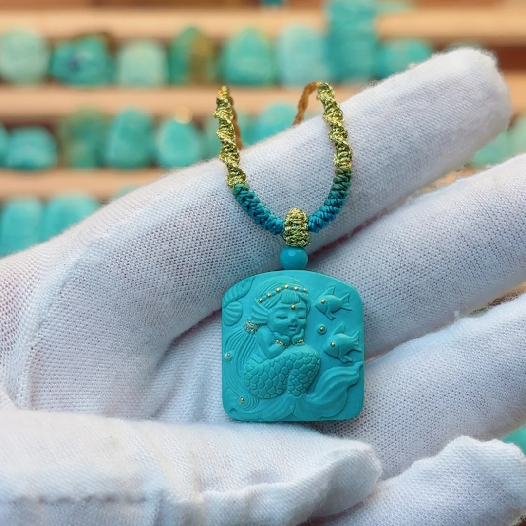 绿松石未镶嵌配饰