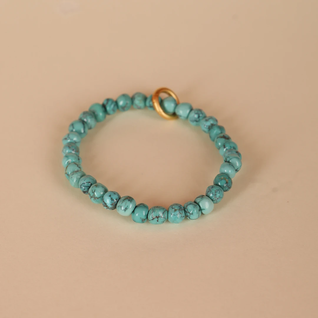 『乐小福』S925银绿松石手链多样性发货