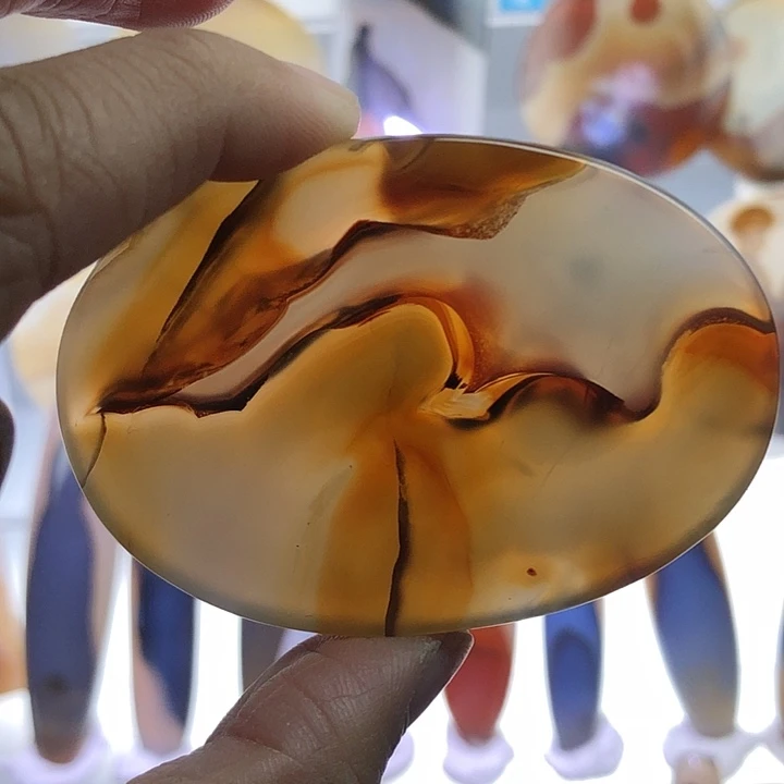 查罗石未镶嵌珠宝半成品55霞