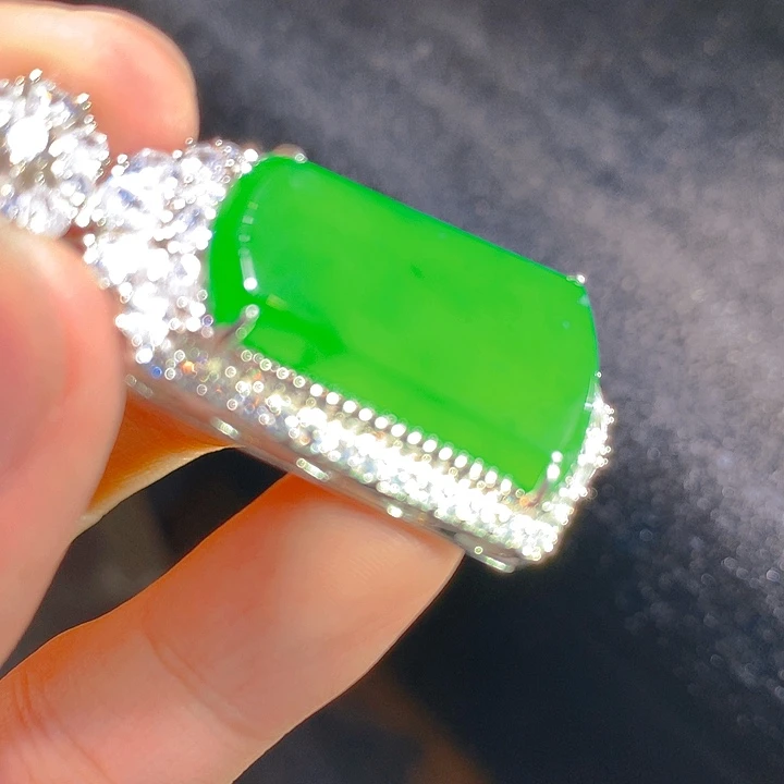 【闪购商品】翡翠颈饰银S925镶嵌翡翠翡翠