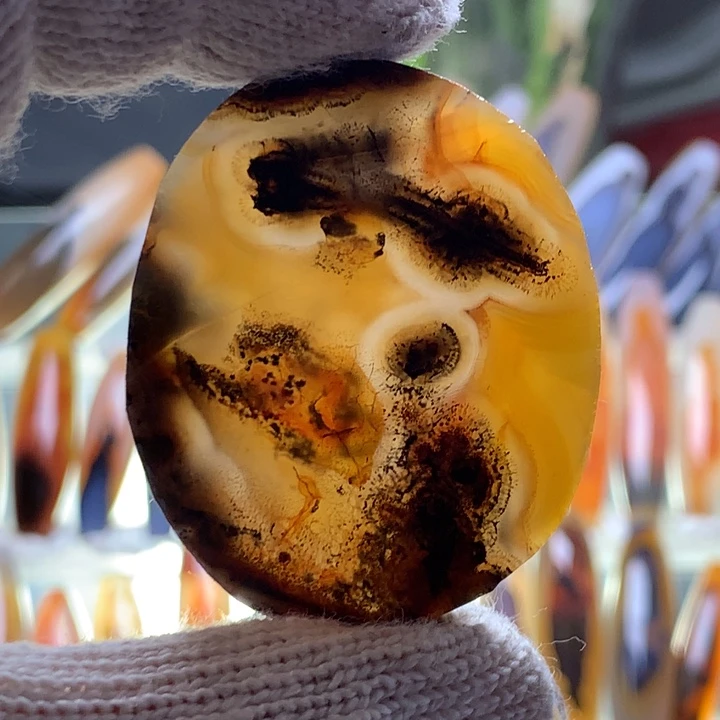 未镶嵌玛瑙/玉髓珠宝半成品189