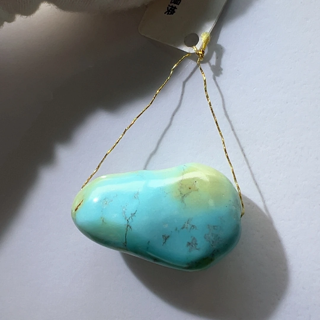 绿松石未镶嵌挂件