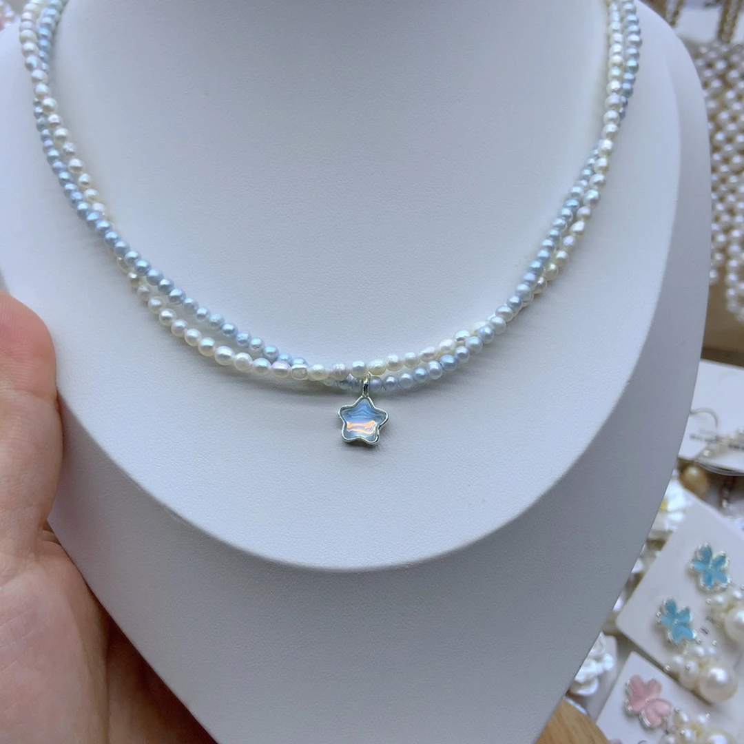 淡水珍珠未镶嵌耳饰