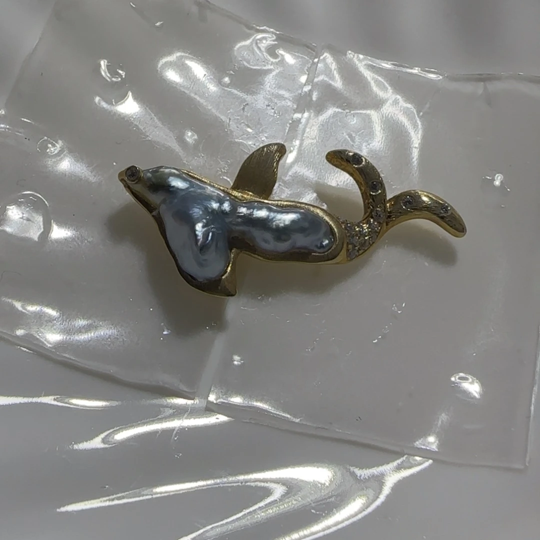 银S925镶嵌海水珍珠颈饰