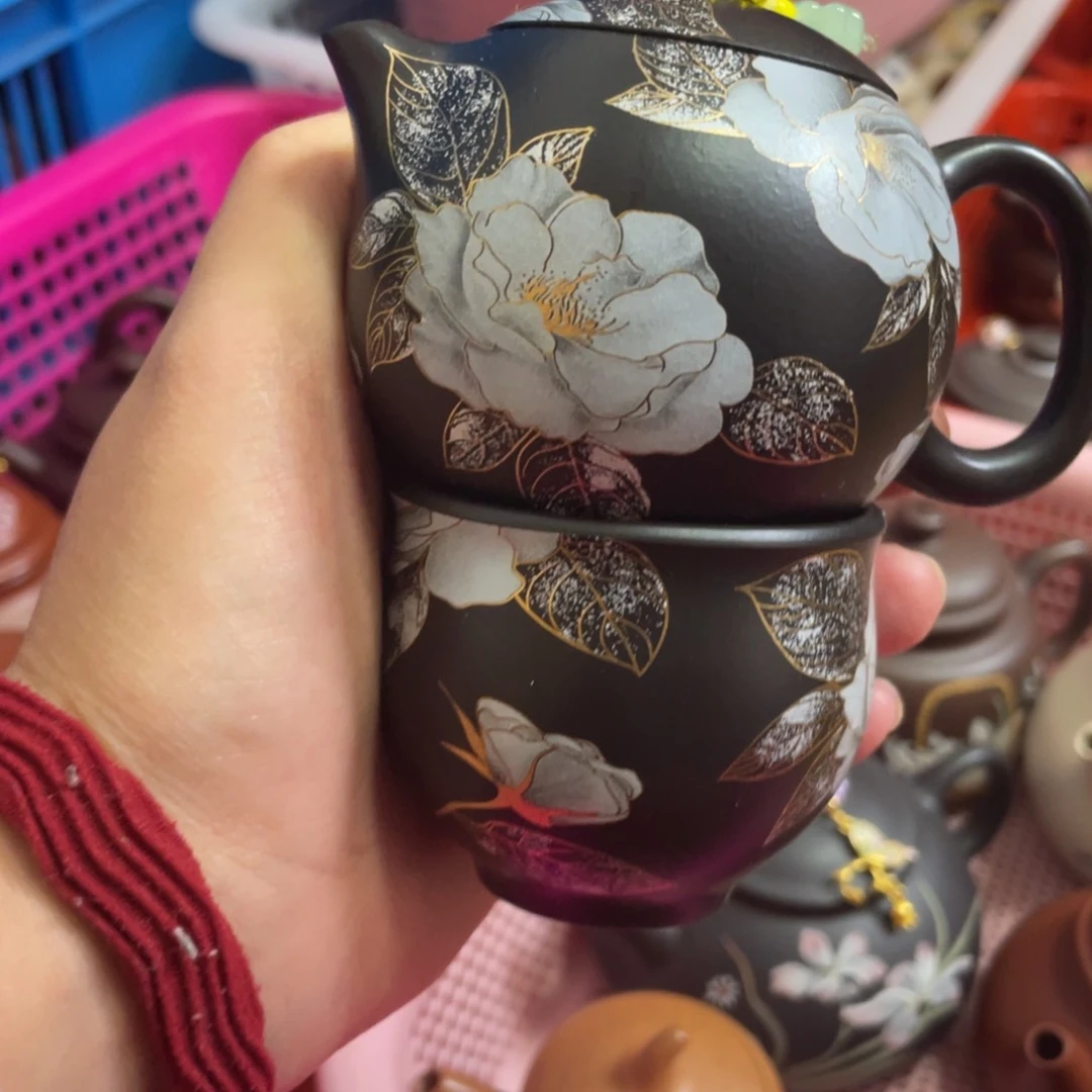 小***女茶杯紫泥紫砂主人杯150cc