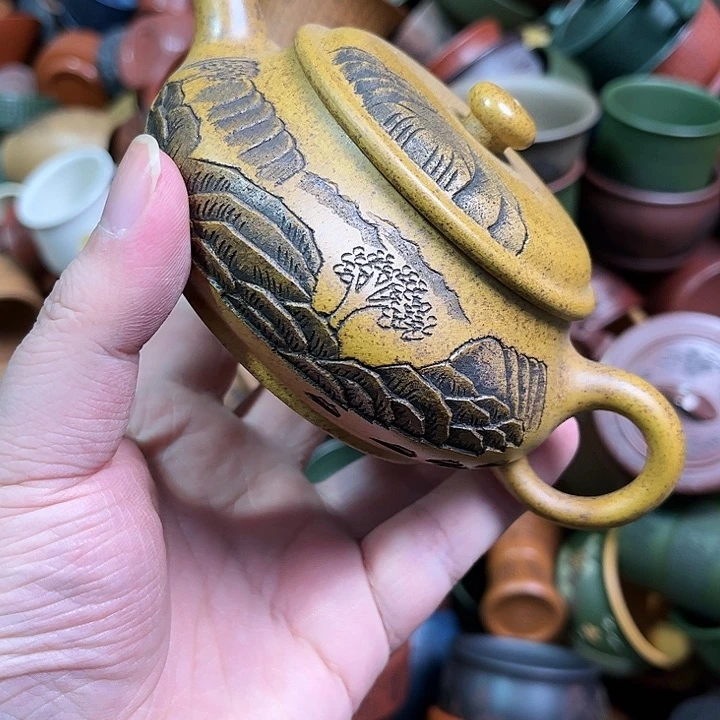 紫砂茶杯全手工紫砂主人杯