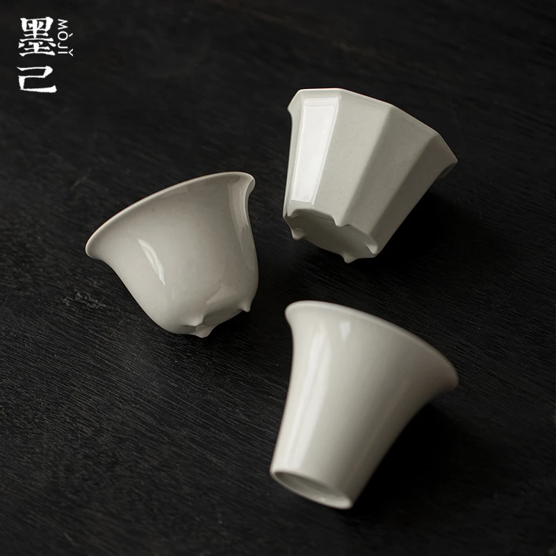 墨己-草木灰-新泥-品茗茶杯