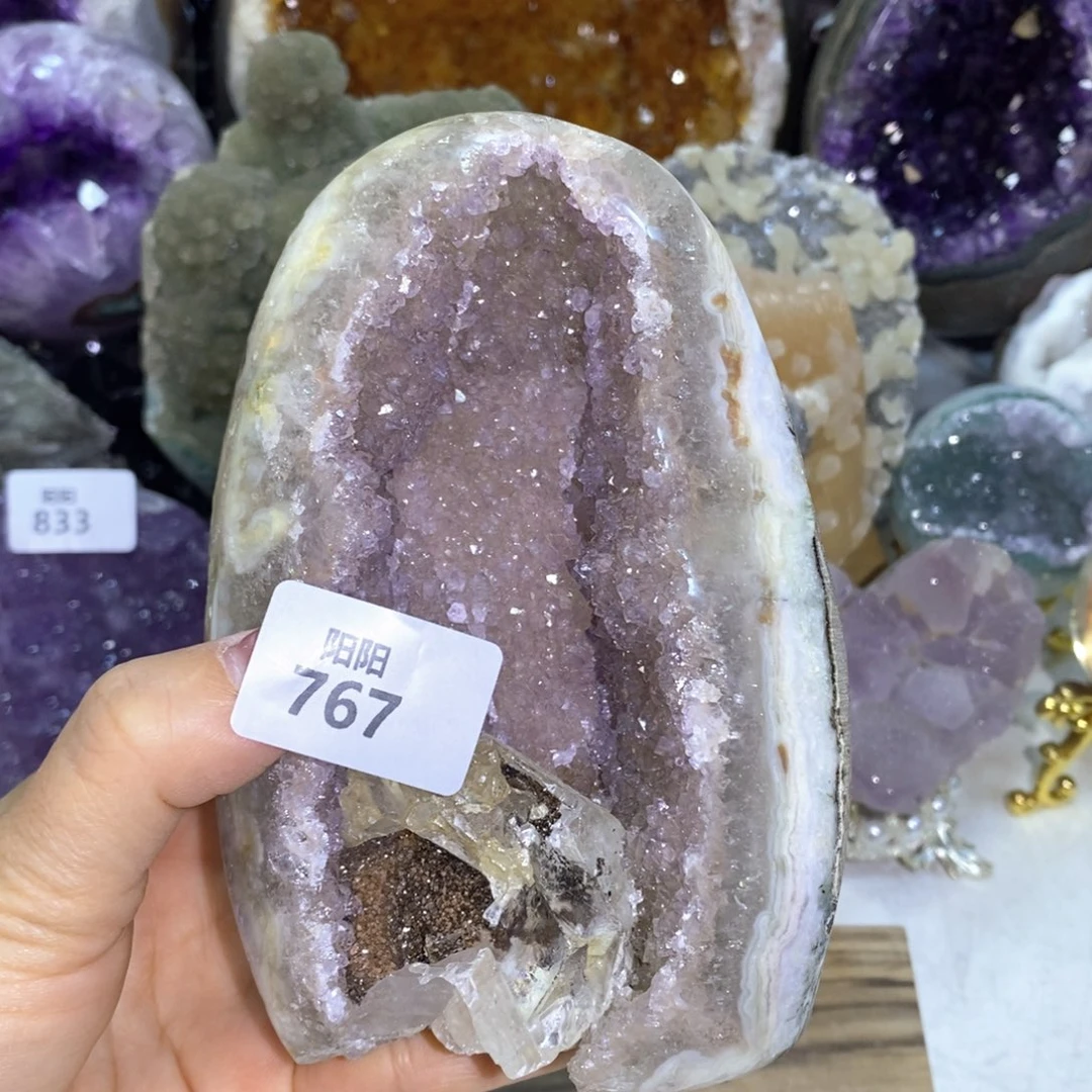 大型摆件（非配饰）未镶嵌水晶方解石