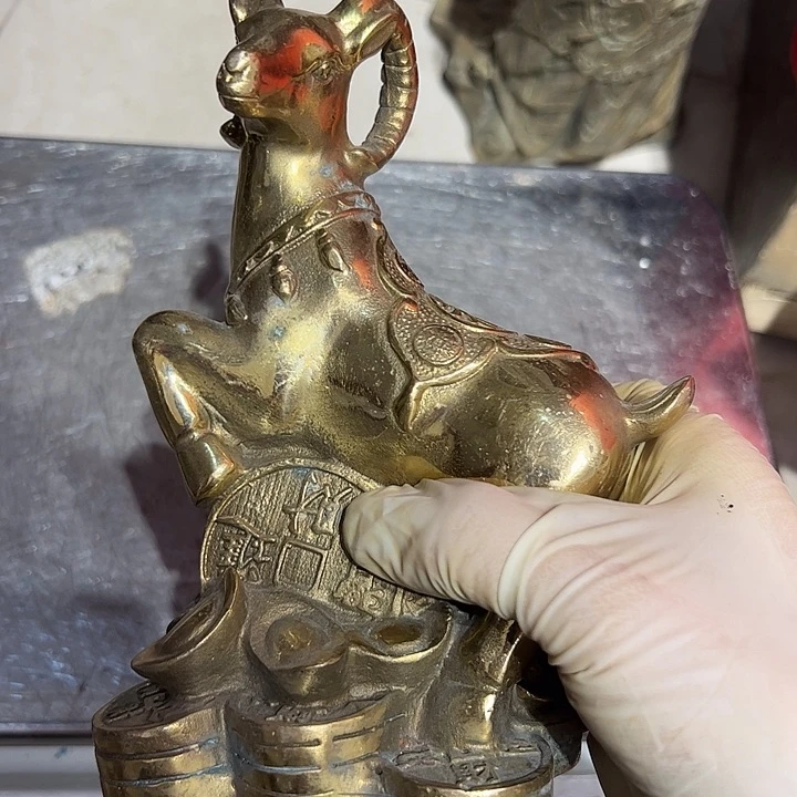 何***9黄铜摆件工艺品摆件