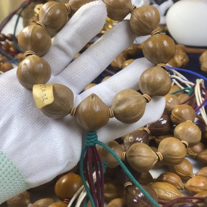 恶***手橄榄核手串/手链22-23三花