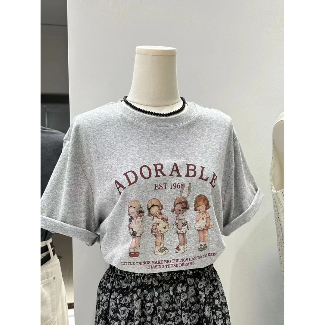 韩国首尔DATE家四个女孩短袖8362