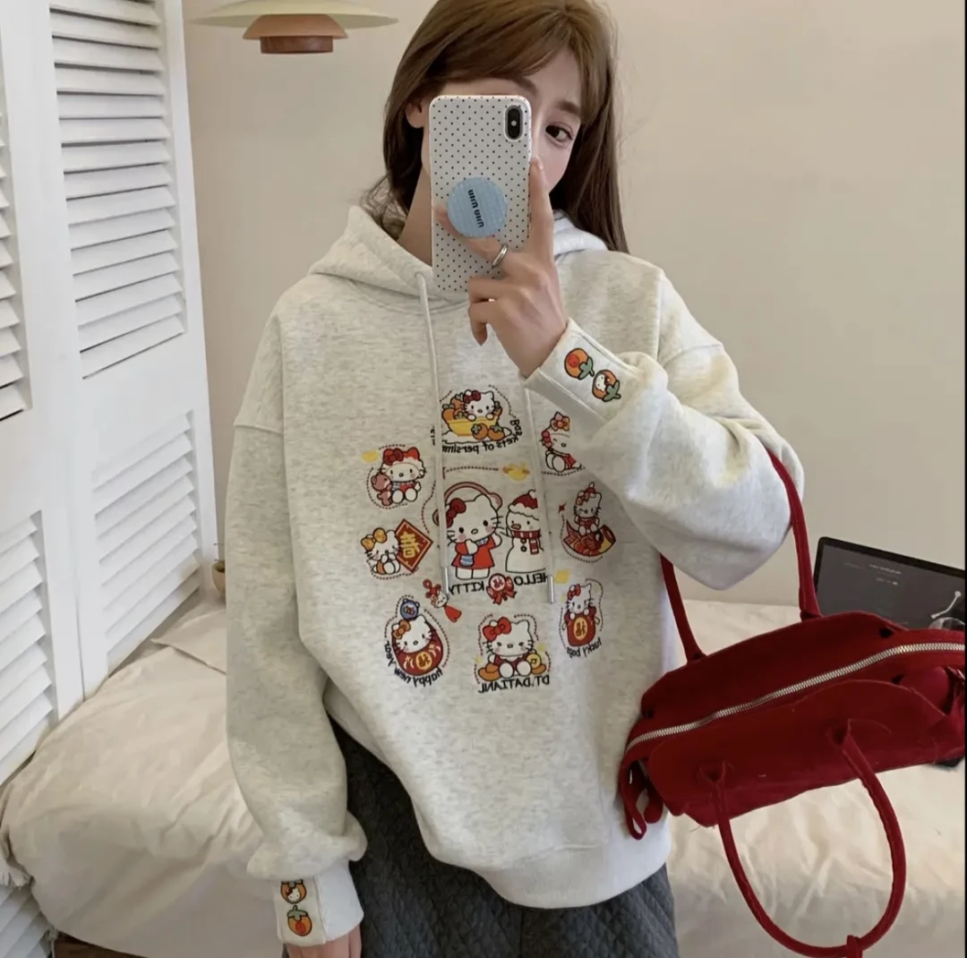 韩版小众款休闲加绒卫衣编码下单300-500