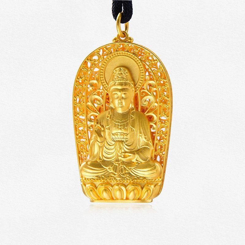 古法传承大观音吊坠