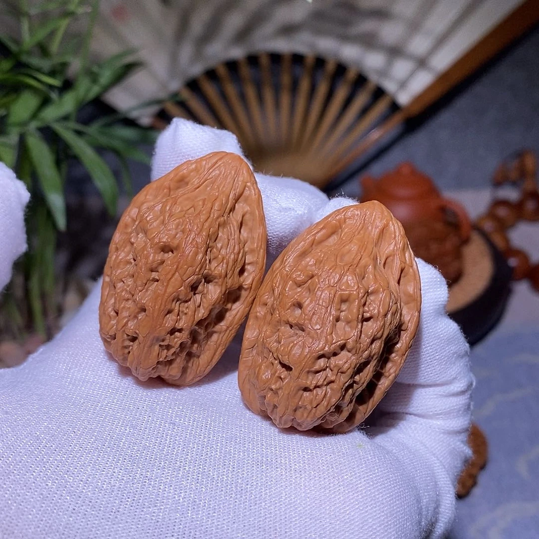 文玩核桃吊坠峰*28平谷带鱼