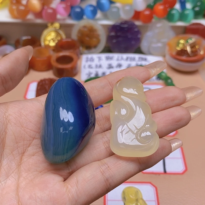【闪购商品】玛瑙/玉髓颈饰未镶嵌木*啊