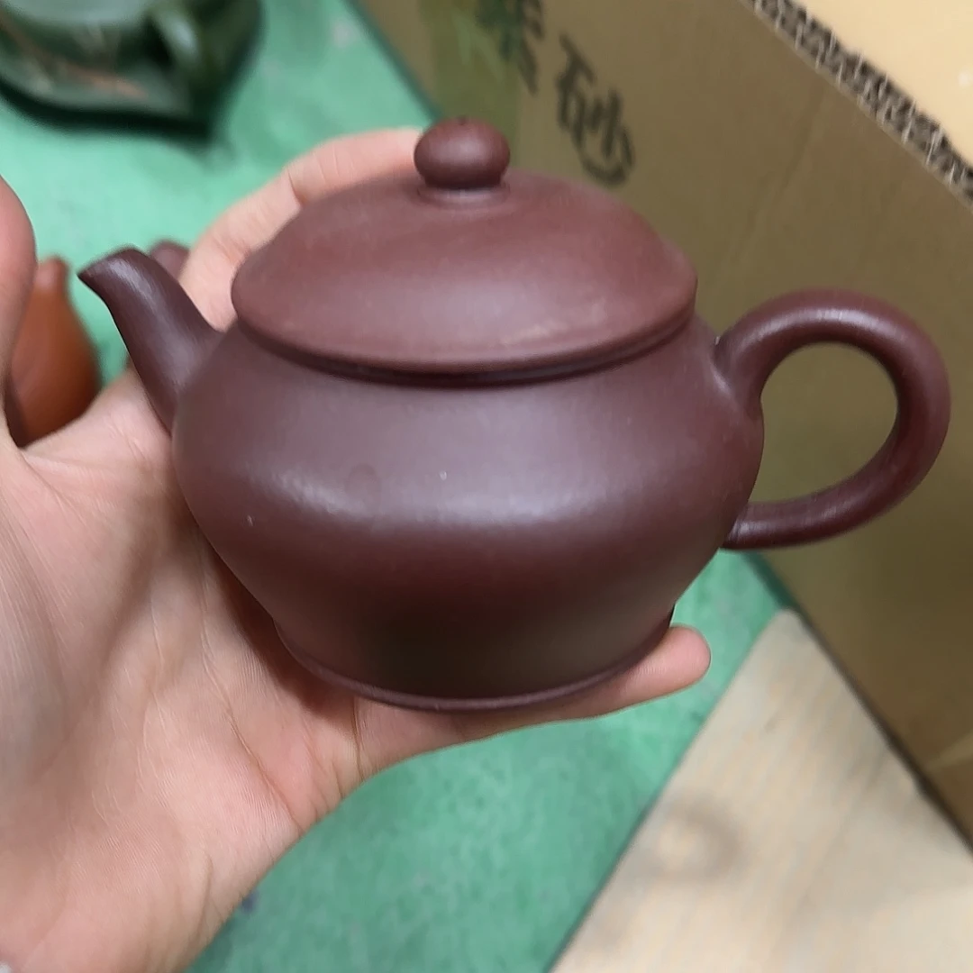 沉***溺茶壶紫砂民间手艺人全手工制作