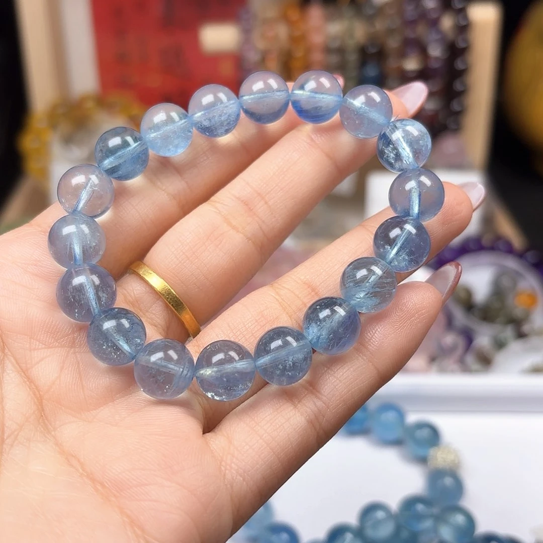 水晶手链未镶嵌一**湾海蓝宝10