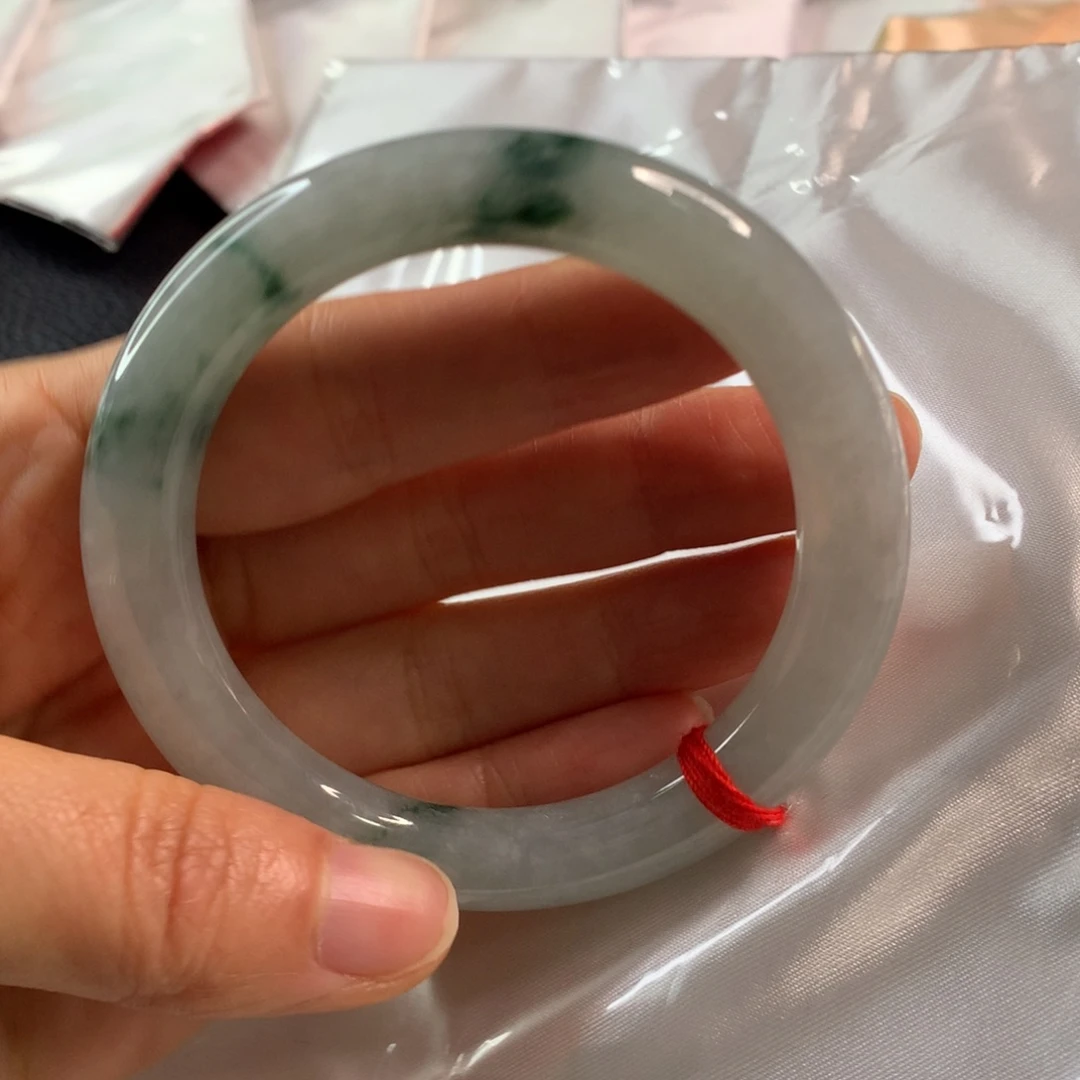 翡翠未镶嵌手镯翡翠手镯55