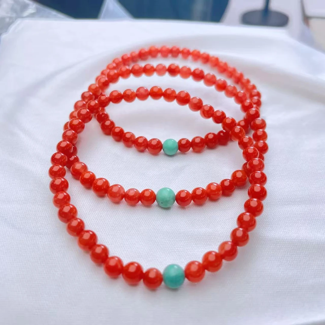 【领源】南红瓦西百搭时尚diy手串4mm（多样式发其一）