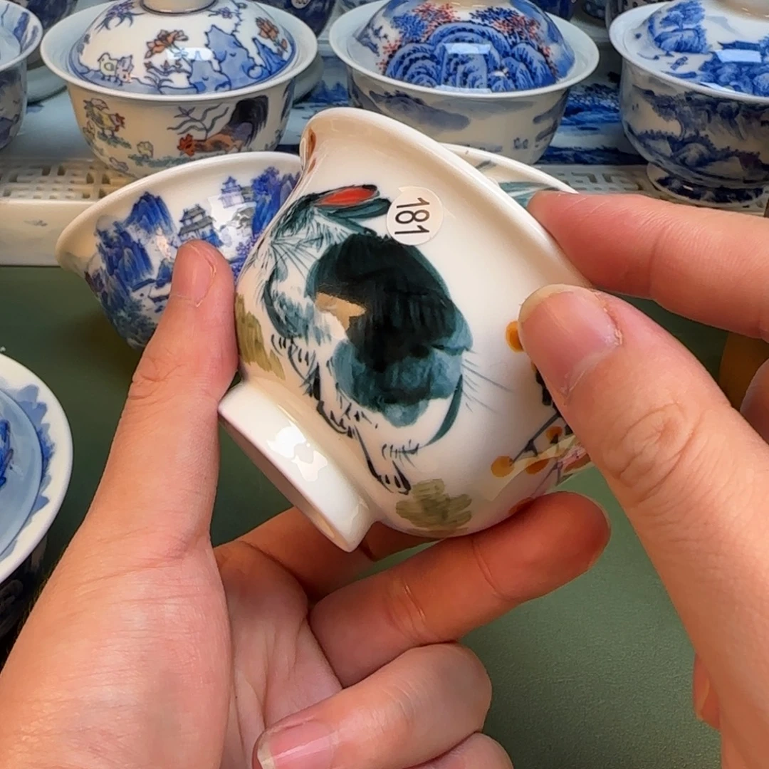 彦祖纯手工手绘茶具181