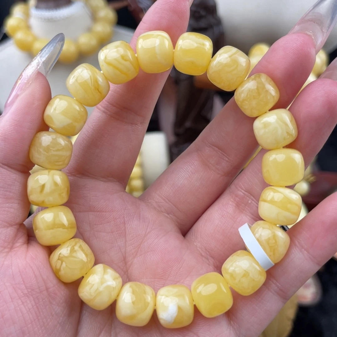 琥珀未镶嵌裸石虎皮妖花11➕