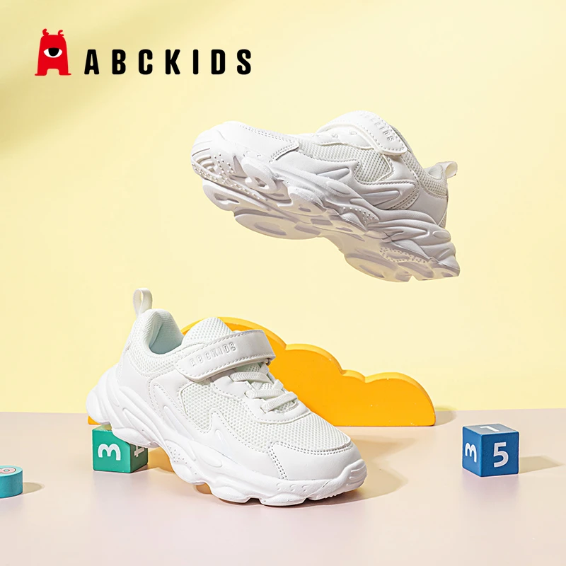 ABCKIDS秋季运动鞋防滑透气春秋跑步鞋网鞋休闲儿童鞋子女童男童