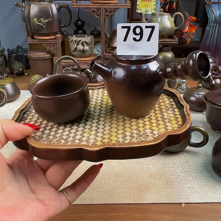 柴烧壶泡茶香柴燒壺泡茶香