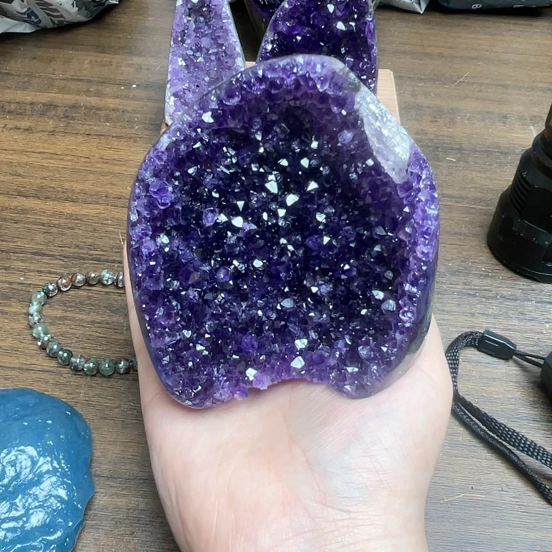 紫晶大型摆件（非配饰）未镶嵌凤**飘