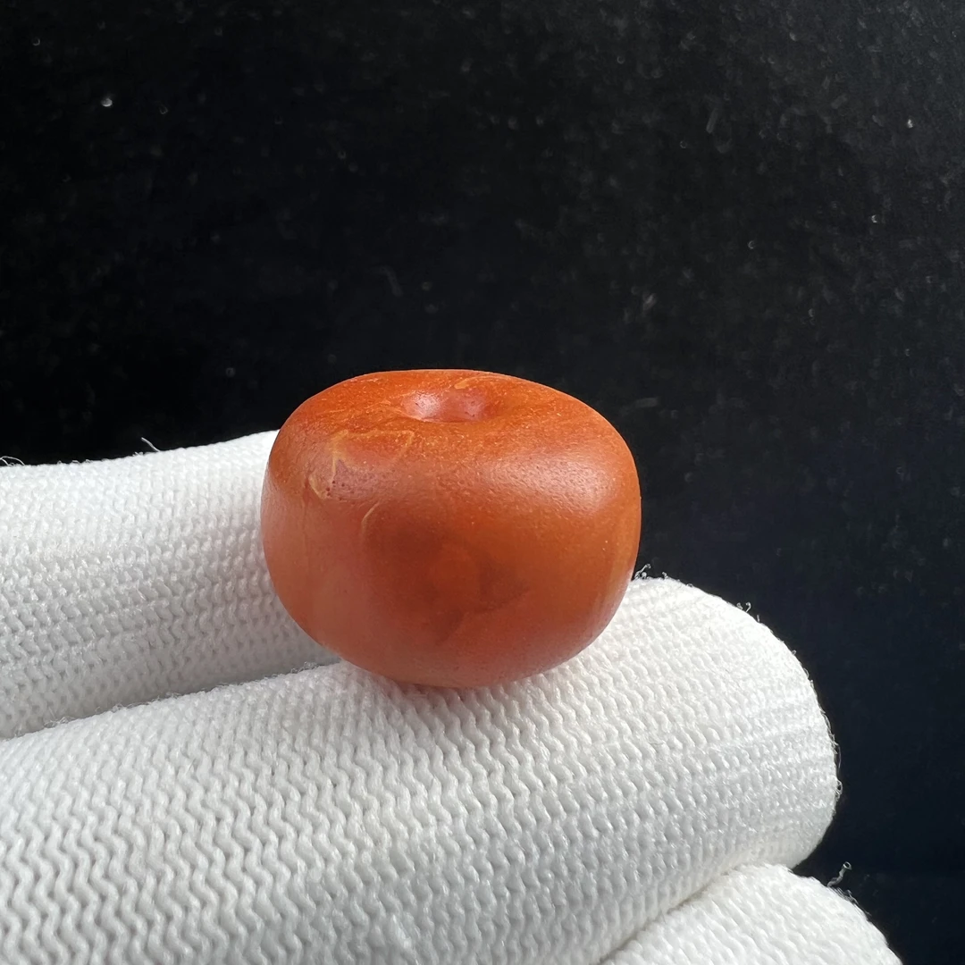 A19-47天然蜜蜡墩子21.6*14.2mm 支持鉴定 假一罚四