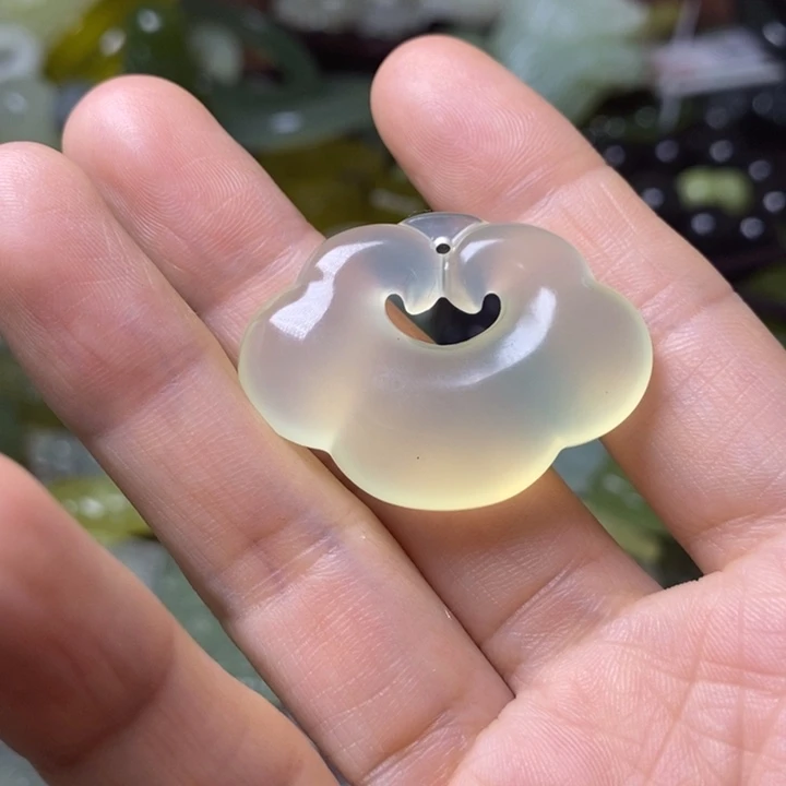 岫玉天然岫玉挂件未镶嵌