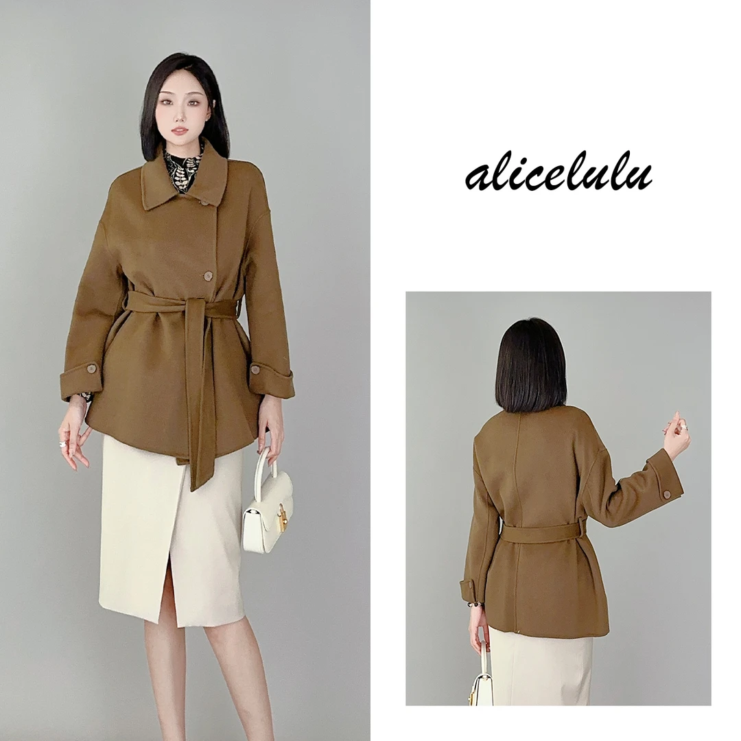 6 ALICE 轻暖传说毛呢大衣 软糯羊毛 简约利落 S2138843Tr