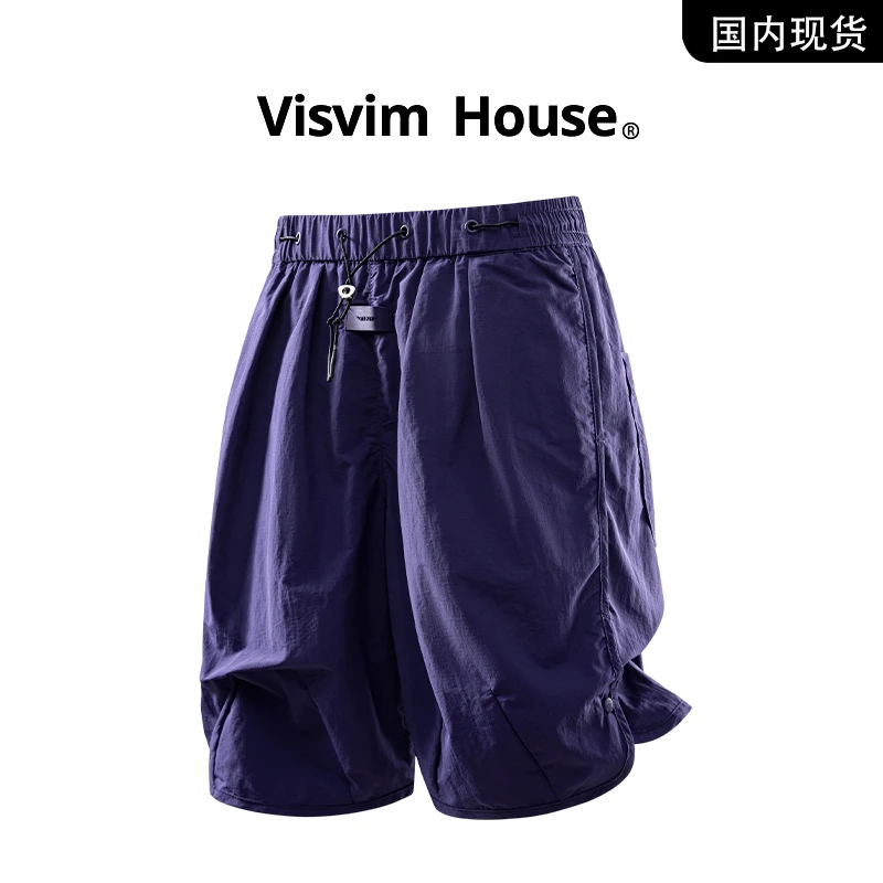 【品牌现货撤柜】VISVIM WINGS夏季外穿新款冰丝凉感透气五分短裤男