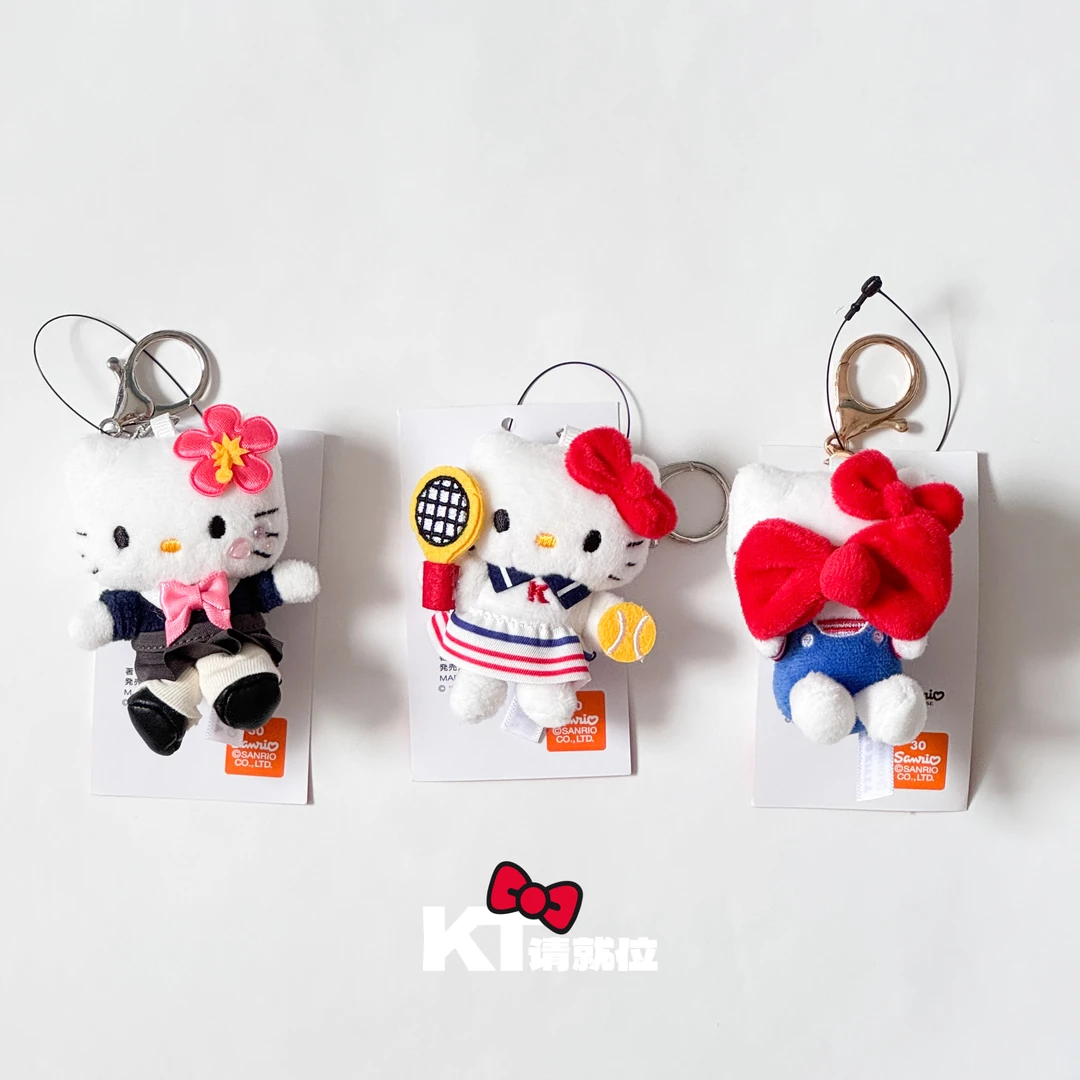 【me% kitty】jk学院制服网球捂脸蝴蝶结hellokitty 日版三丽鸥挂件