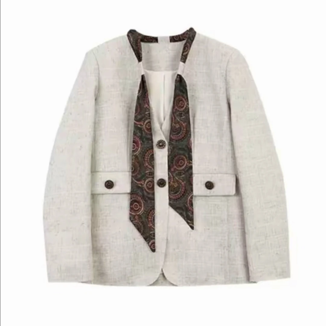 利达 NEW DADAA【时节】时尚休闲修身气质西装外套CHZ1407