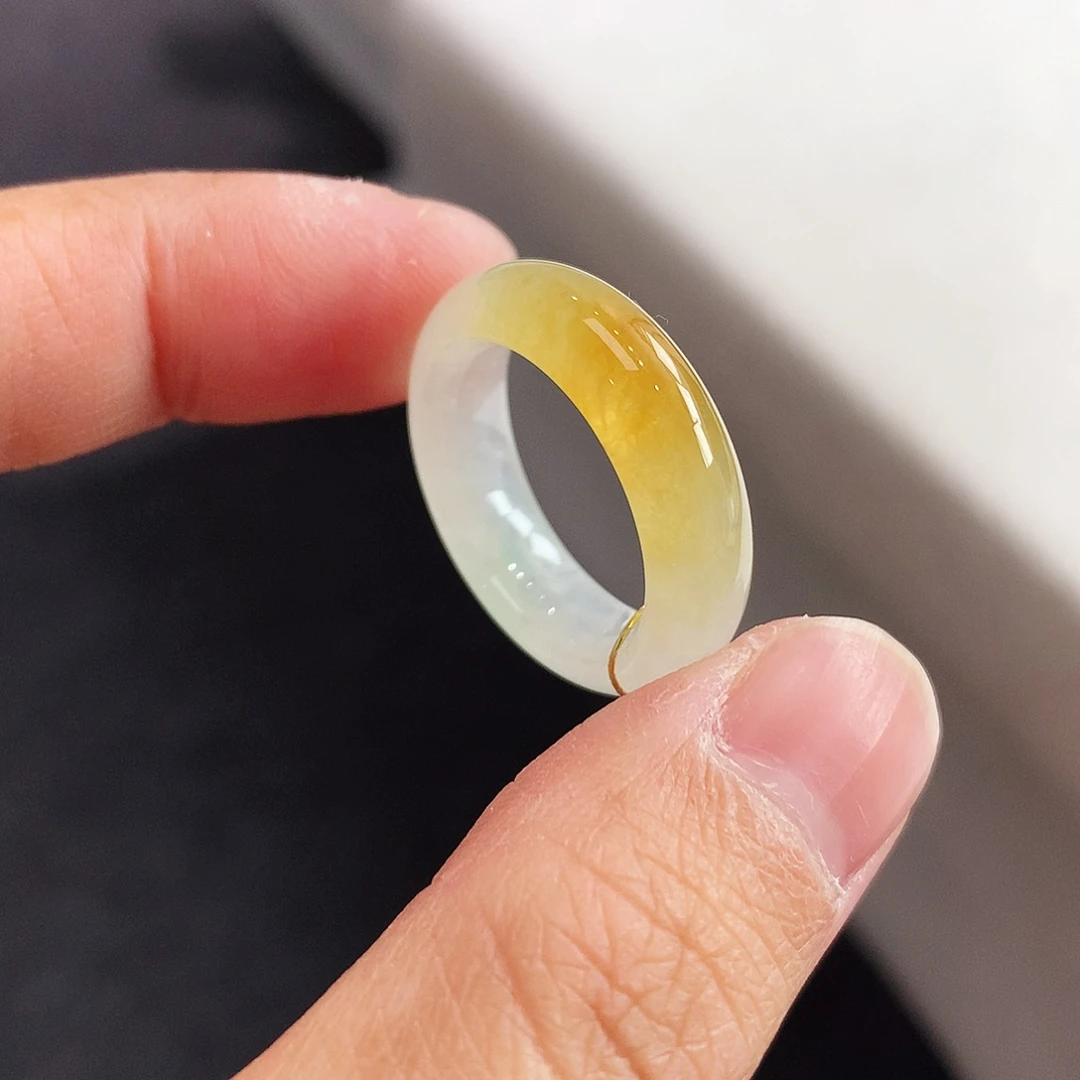 翡翠未镶嵌戒指16号