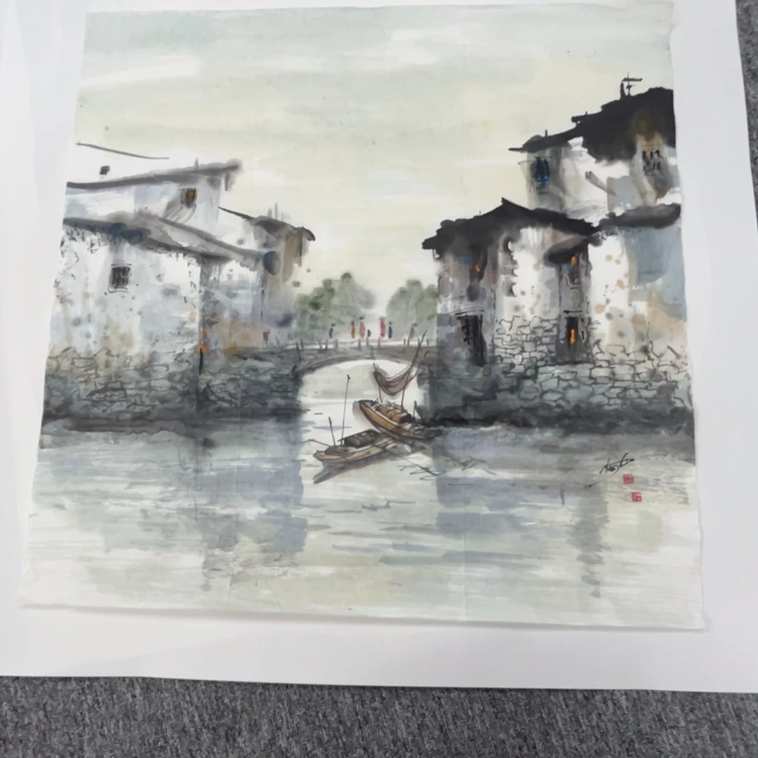 国画绘画作品多次参加全国68.68