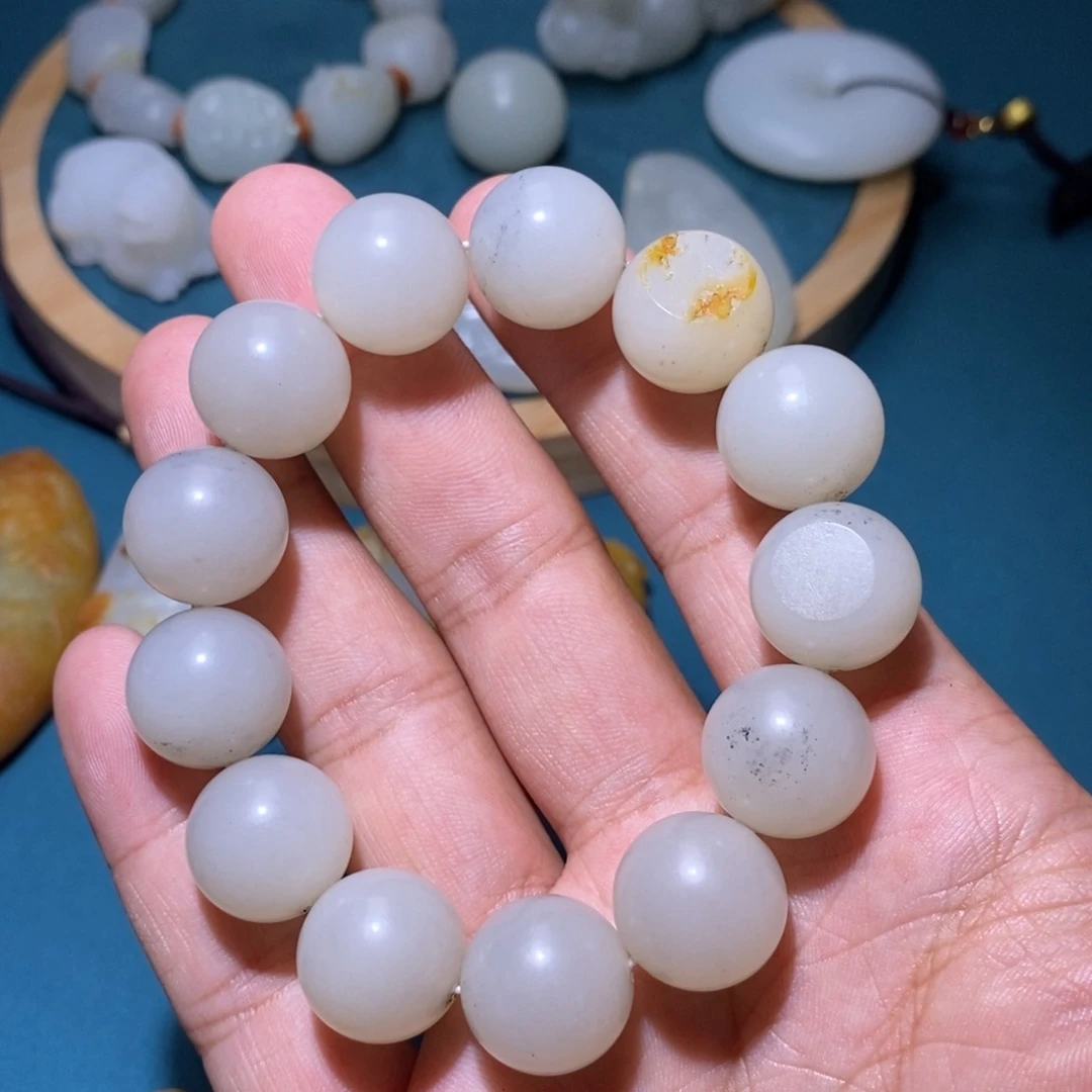 和田玉未镶嵌挂件匹*