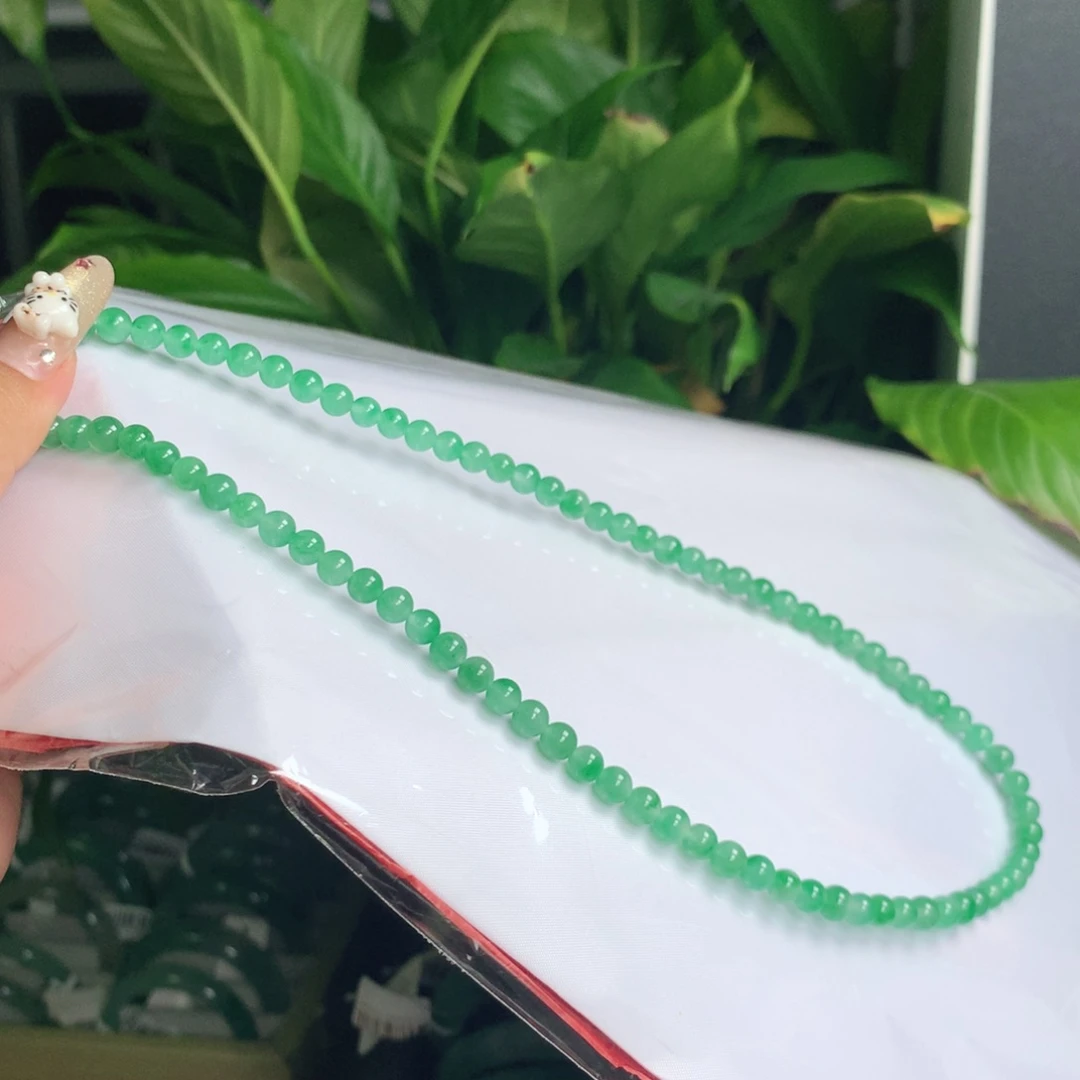 石英质玉未镶嵌项链