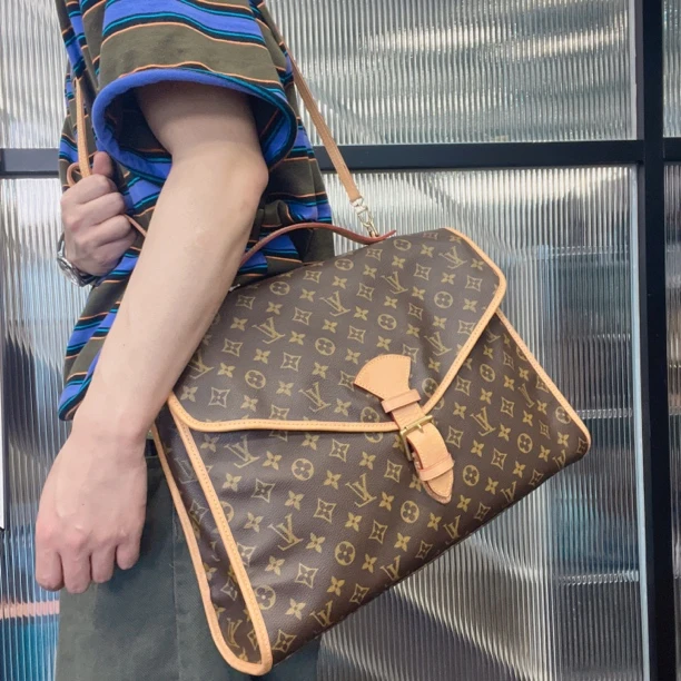 95新 LouisVuitton/路易威登 【龙】修复品32PP04 大号Ivy单肩包