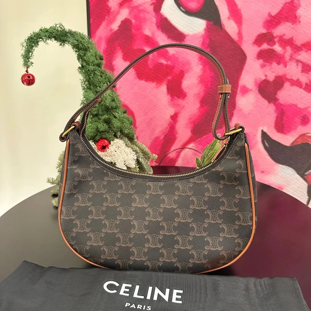 99新 Celine/思琳 包展专属 瑟琳老花腋下包