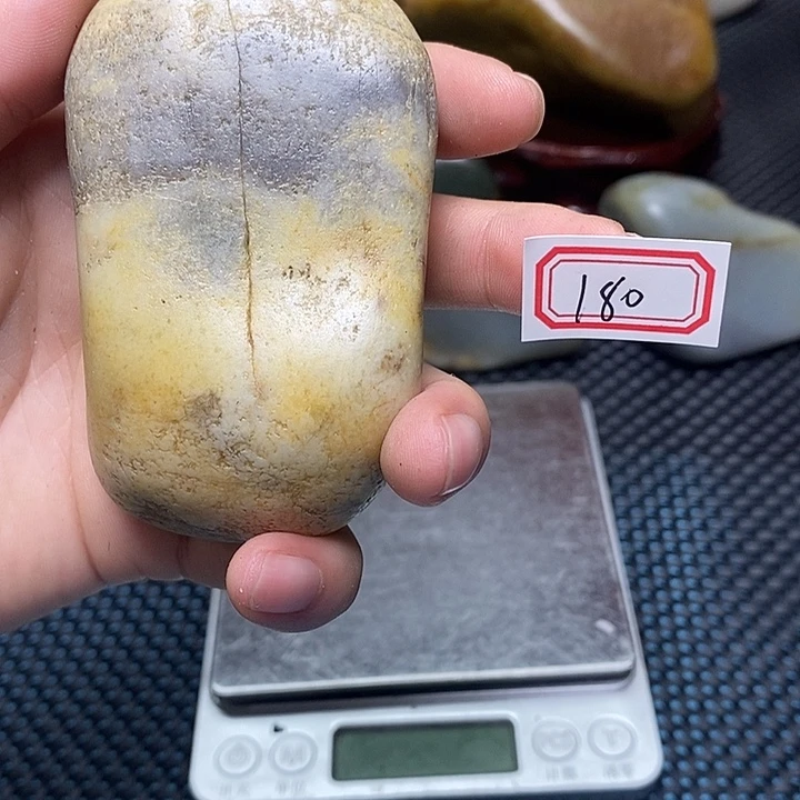 和田玉未镶嵌挂件180