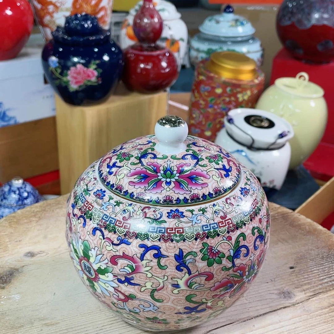 【闪购商品】罐陶瓷茶叶罐密封罐