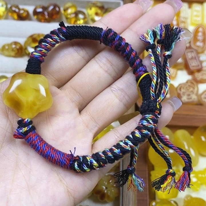 吊坠橄榄核福利星星手串