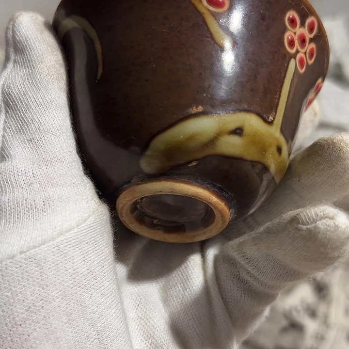 瓷片人****味青瓷杯子一件完整