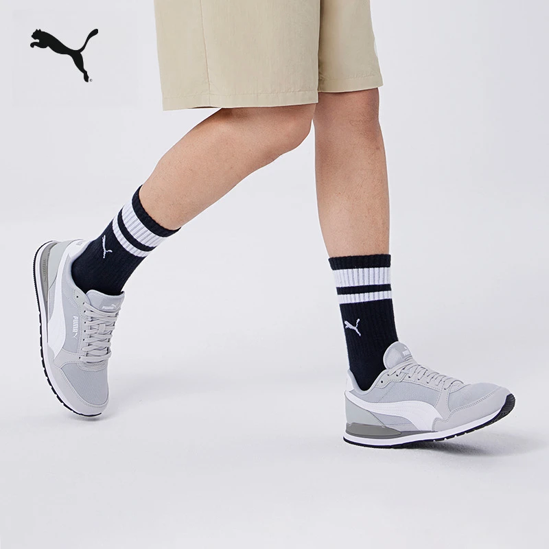 PUMA彪马男女低帮经典复古网面透气运动休闲鞋ST RUNNER 384640