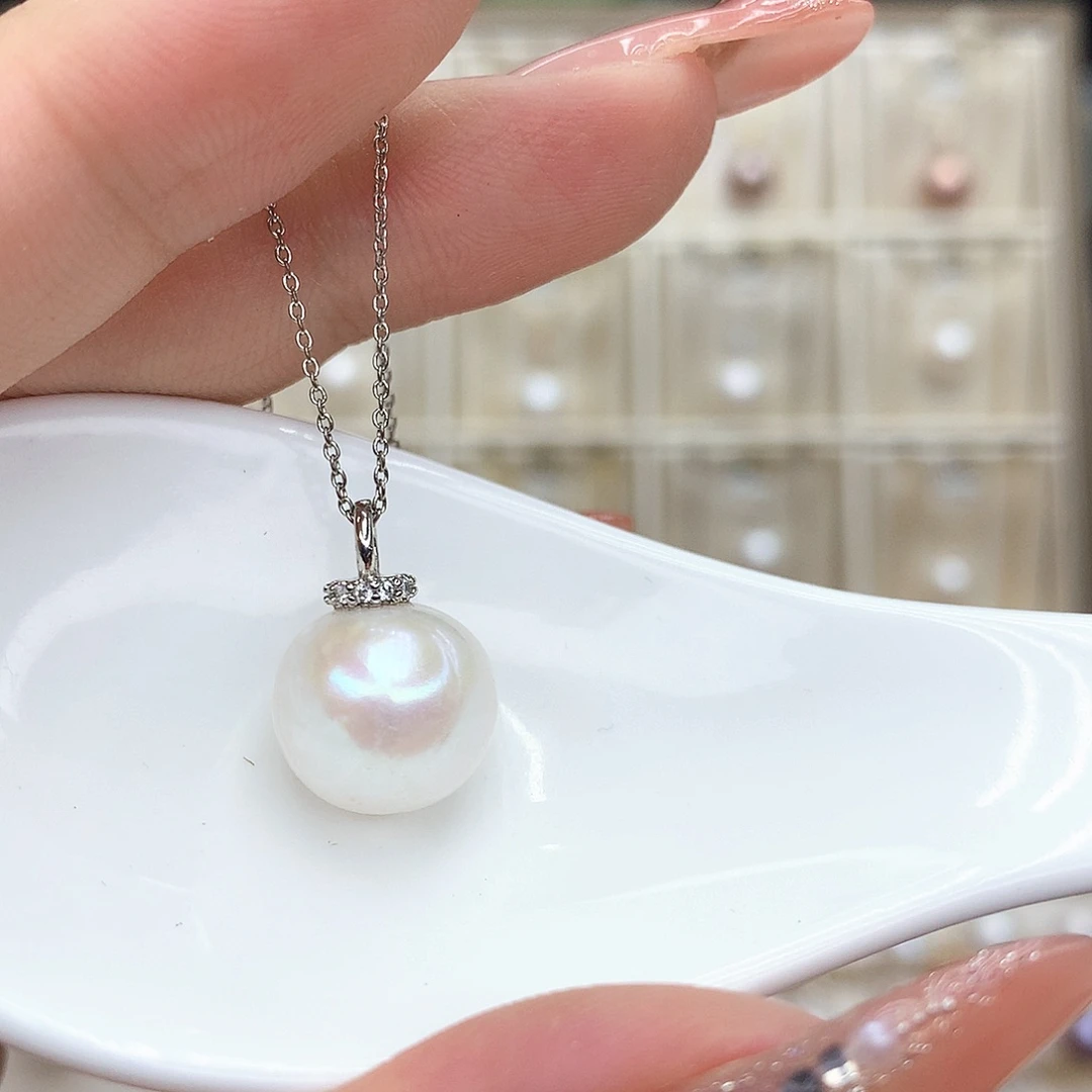 淡水珍珠合金颈饰