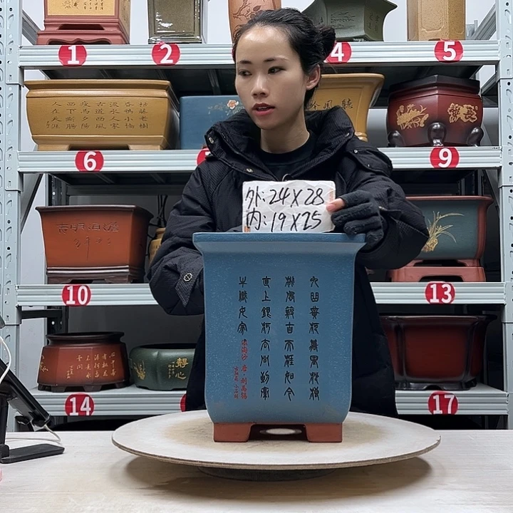 紫砂花盆紫砂花盆