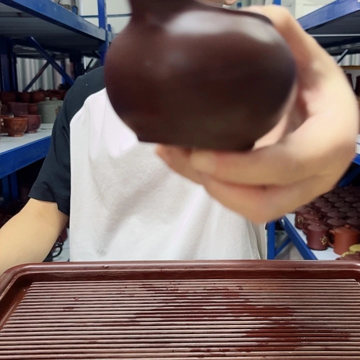 宜兴紫砂原矿茶具