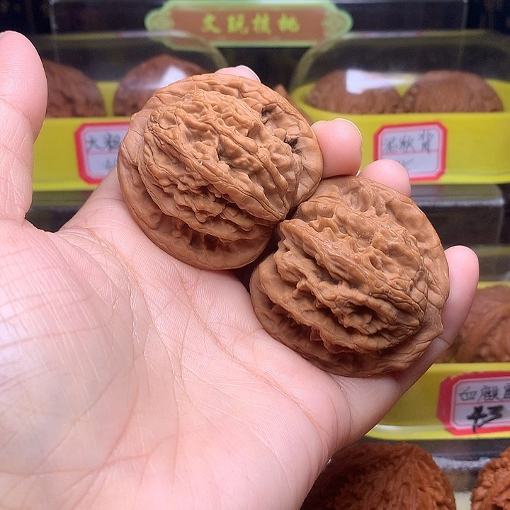 吊坠文玩核桃左*东虎头